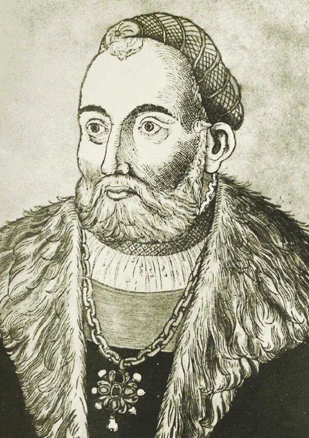The only portrait of János Szapolyai considered authentic – a woodcut by Erhard Schön, late 1530s