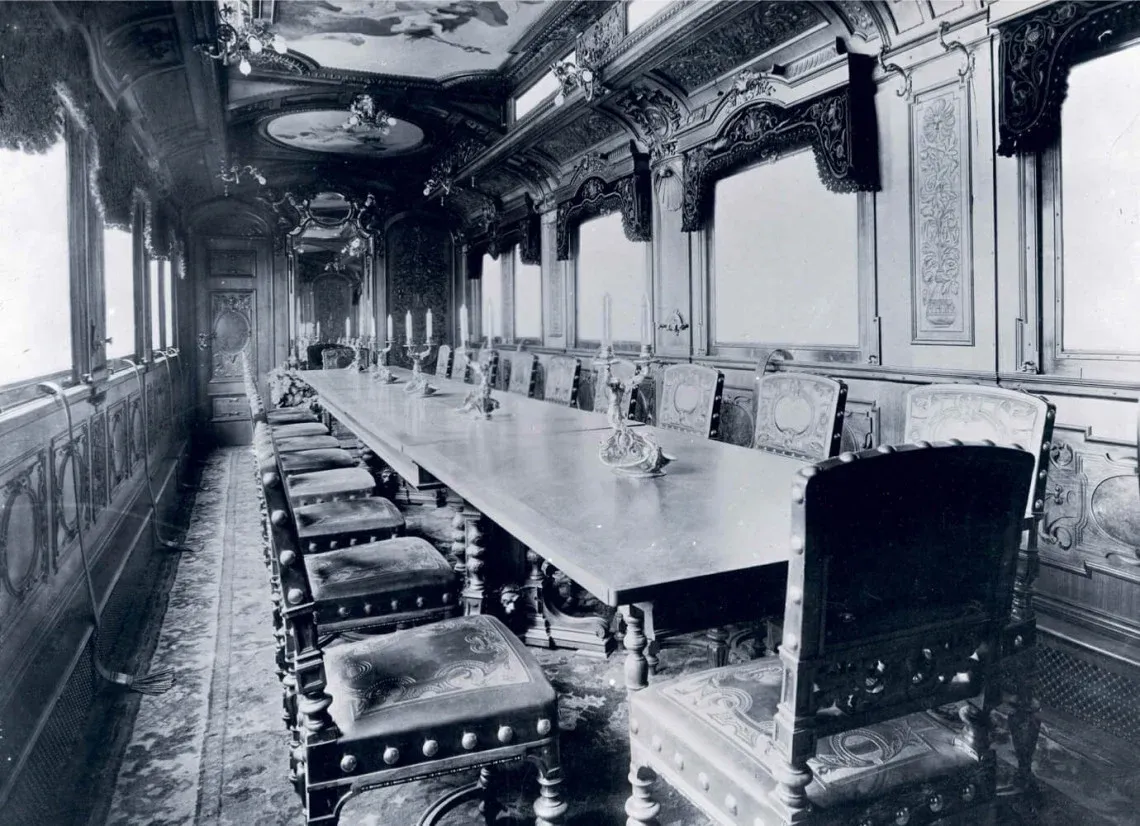The Hungarian royal court train