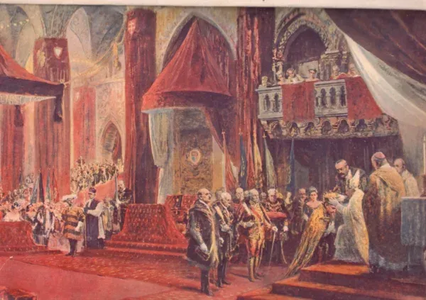 IV. Károly koronázása