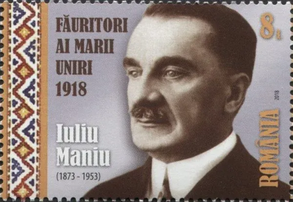 Kép: 1024px-Iuliu_Maniu_2018_stamp_of_Romania-600x414.webp