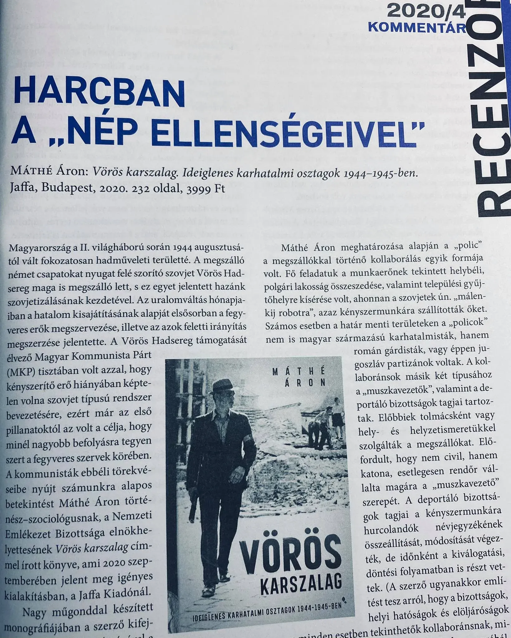 Gali Máté recenziója a Kommentárban - kiemelt kép