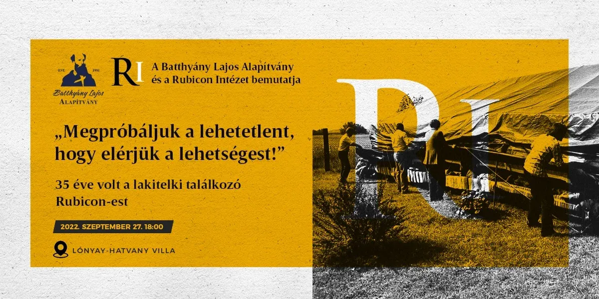 Rubicon-est: „Megpróbáljuk a lehetetlent, hogy elérjük a lehetségest!” – 35 éve volt a lakitelki találkozó - kiemelt kép