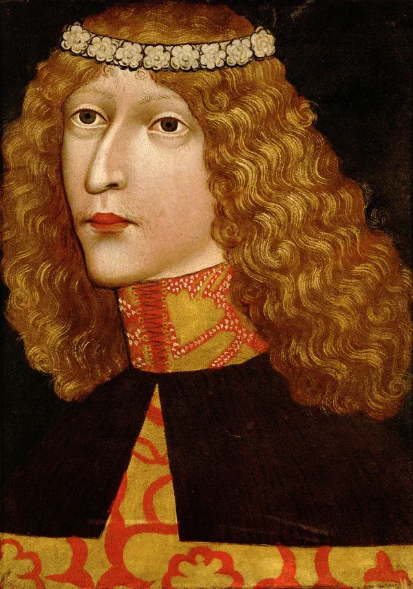 Ladislaus the Posthumous (1457) by an unknown master. Ladislaus V (1440–1457) was the second ruler of the House of Habsburg in the Kingdom of Hungary, and the only Habsburg king to have been born in Hungary.