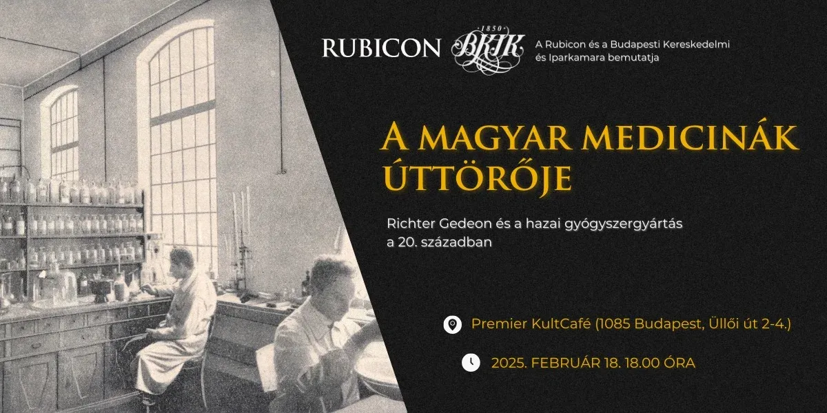 A magyar medicinák úttörője – Richter Gedeon és a hazai gyógyszergyártás a 20. században - kiemelt kép