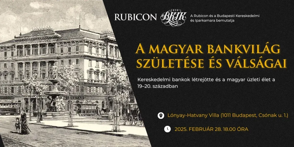 A magyar bankvilág születése és válságai – Kereskedelmi bankok létrejötte és a magyar üzleti élet a 19–20. században - kiemelt kép