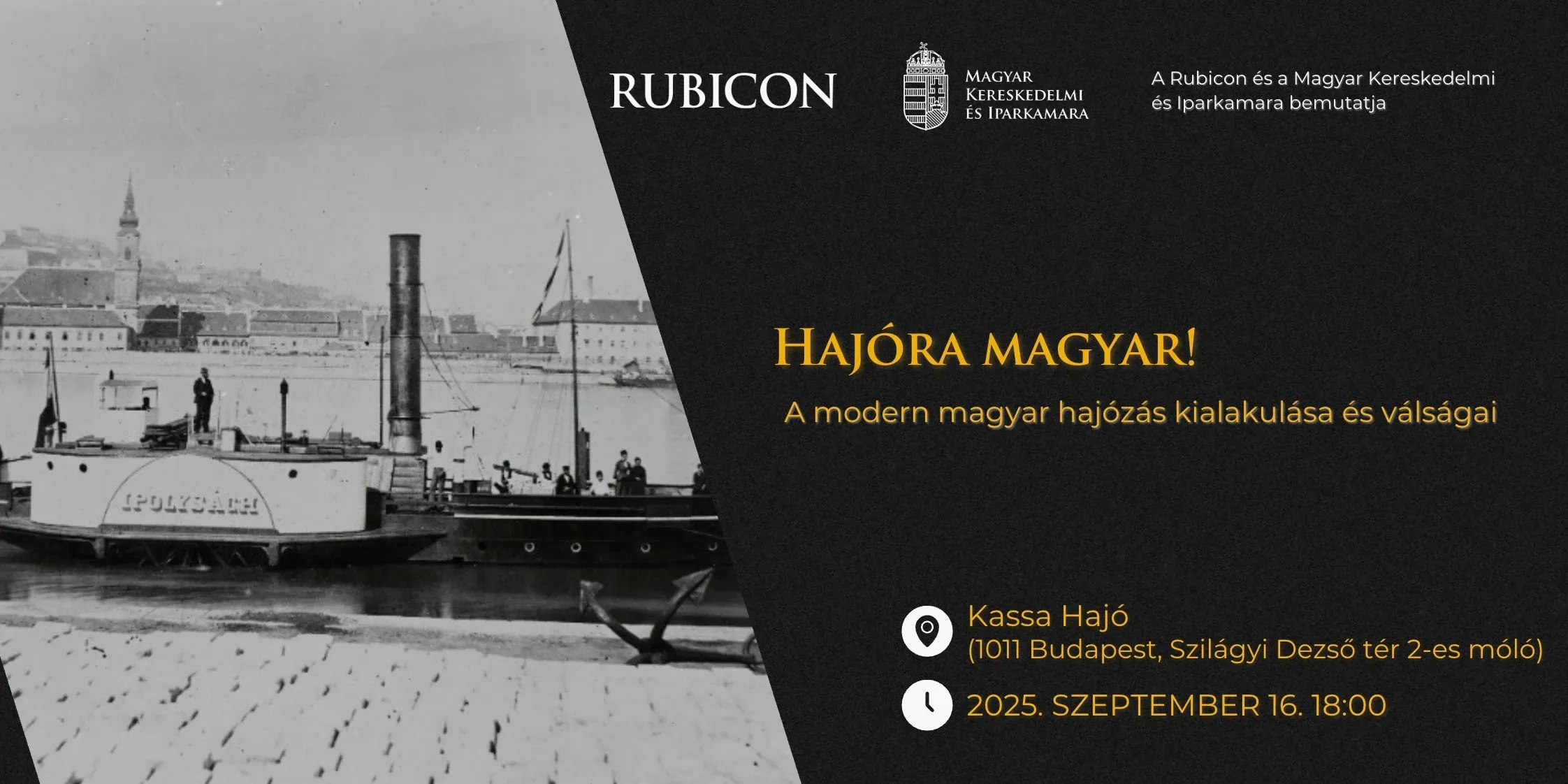 Hajóra magyar! – A modern magyar hajózás kialakulása és válságai - kiemelt kép