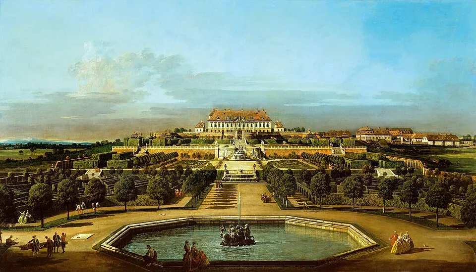 Bernardo_Bellotto,_The_Schloss_Hof,_Garden_Side.webp