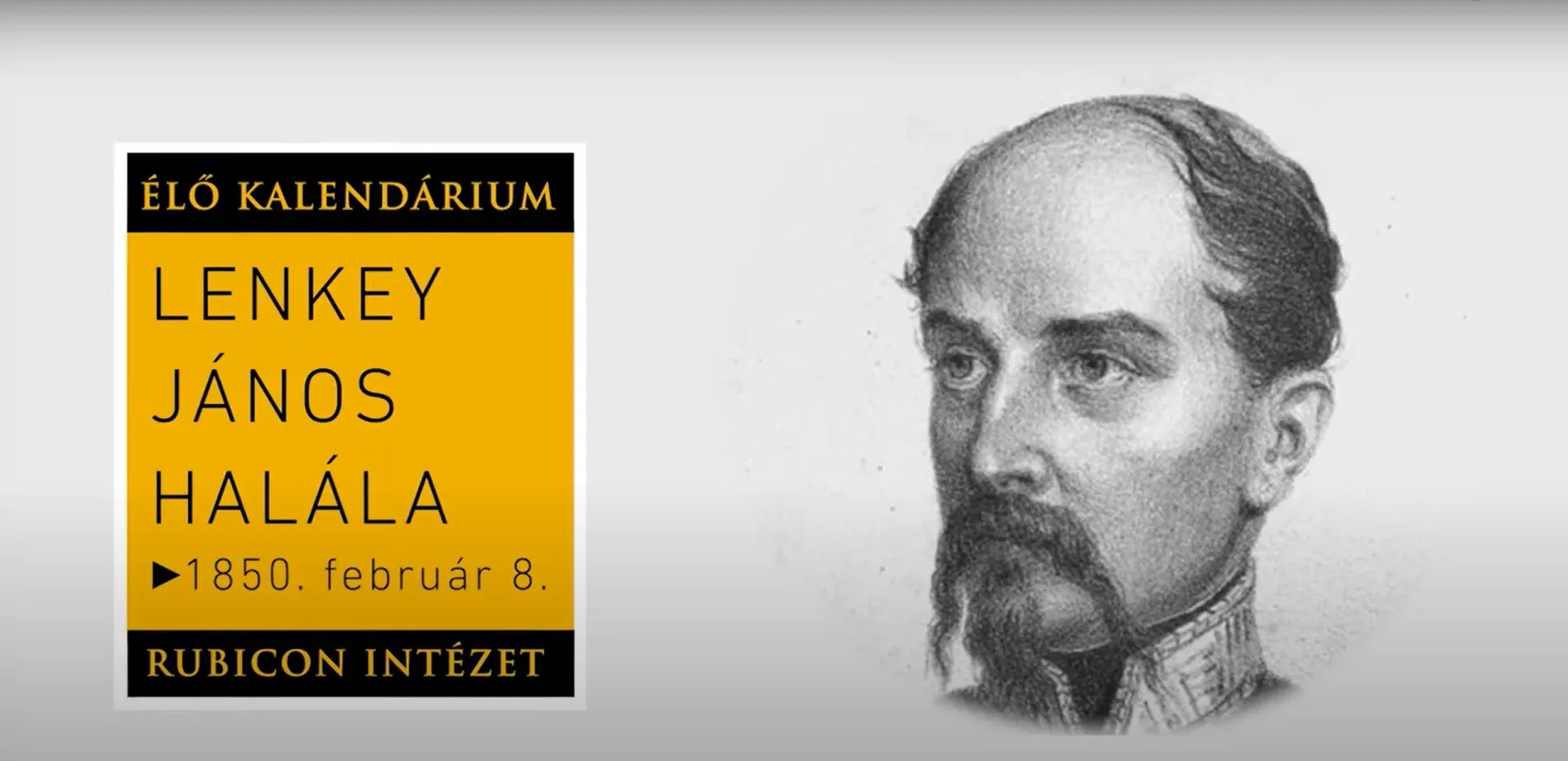 Lenkei János halála (1850. február 8.) - kiemelt kép