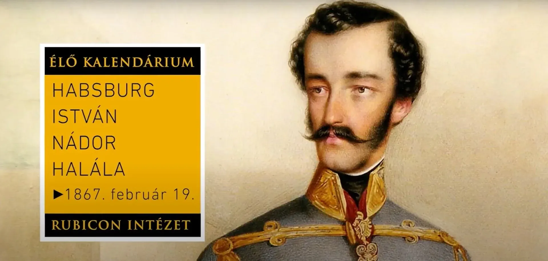 Habsburg István nádor halála (1867. február 19.) - kiemelt kép