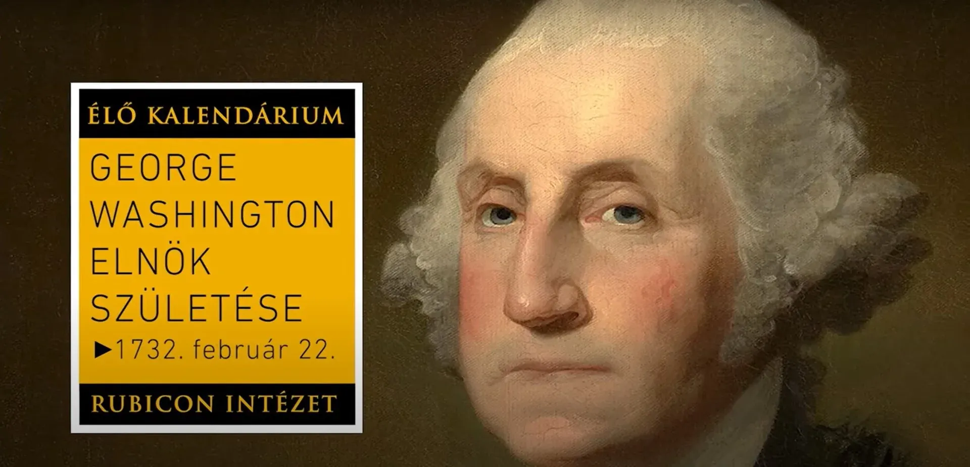 George Washington elnök születése (1732. február 22.) - kiemelt kép