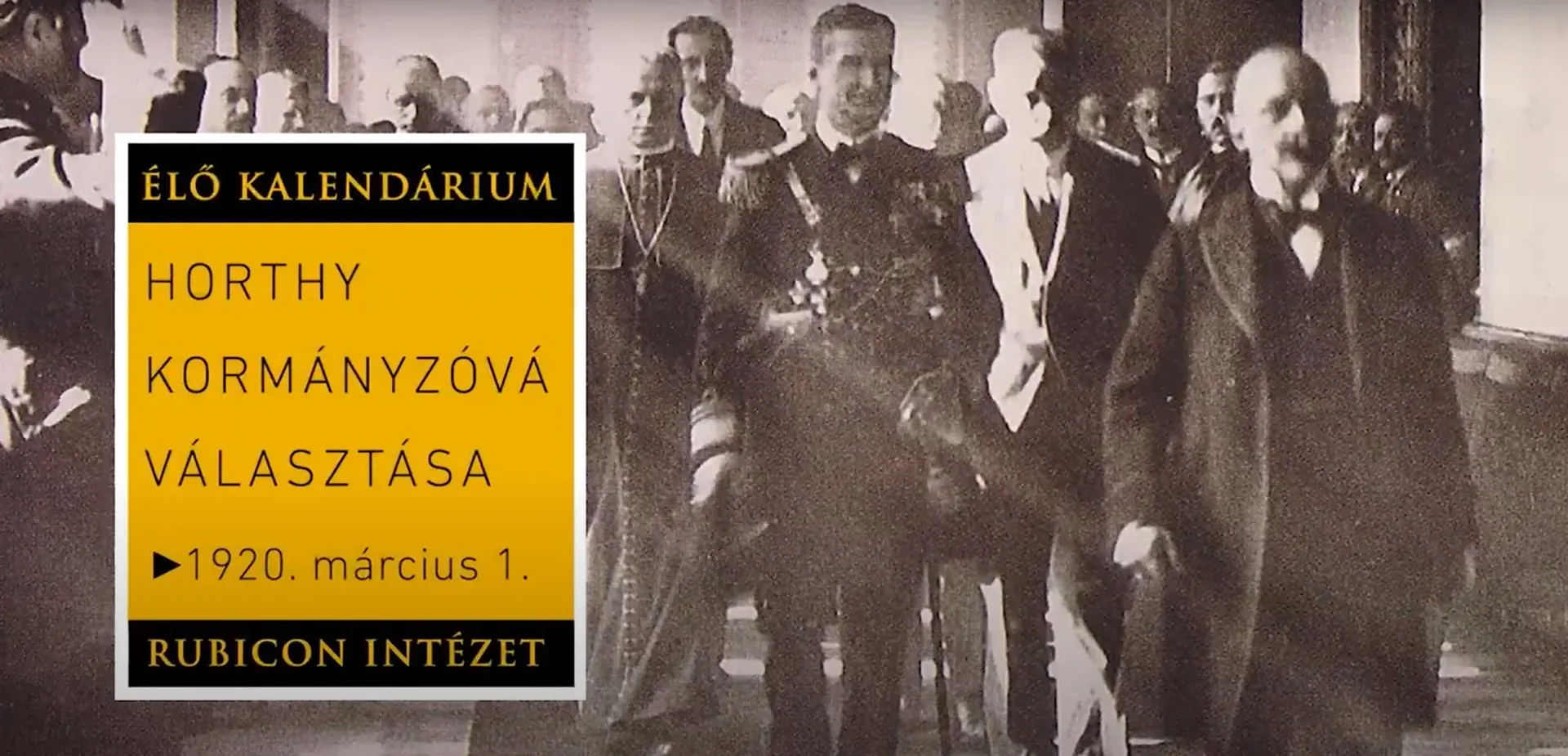 Horthy kormányzóvá választása (1920. március 1.) - kiemelt kép