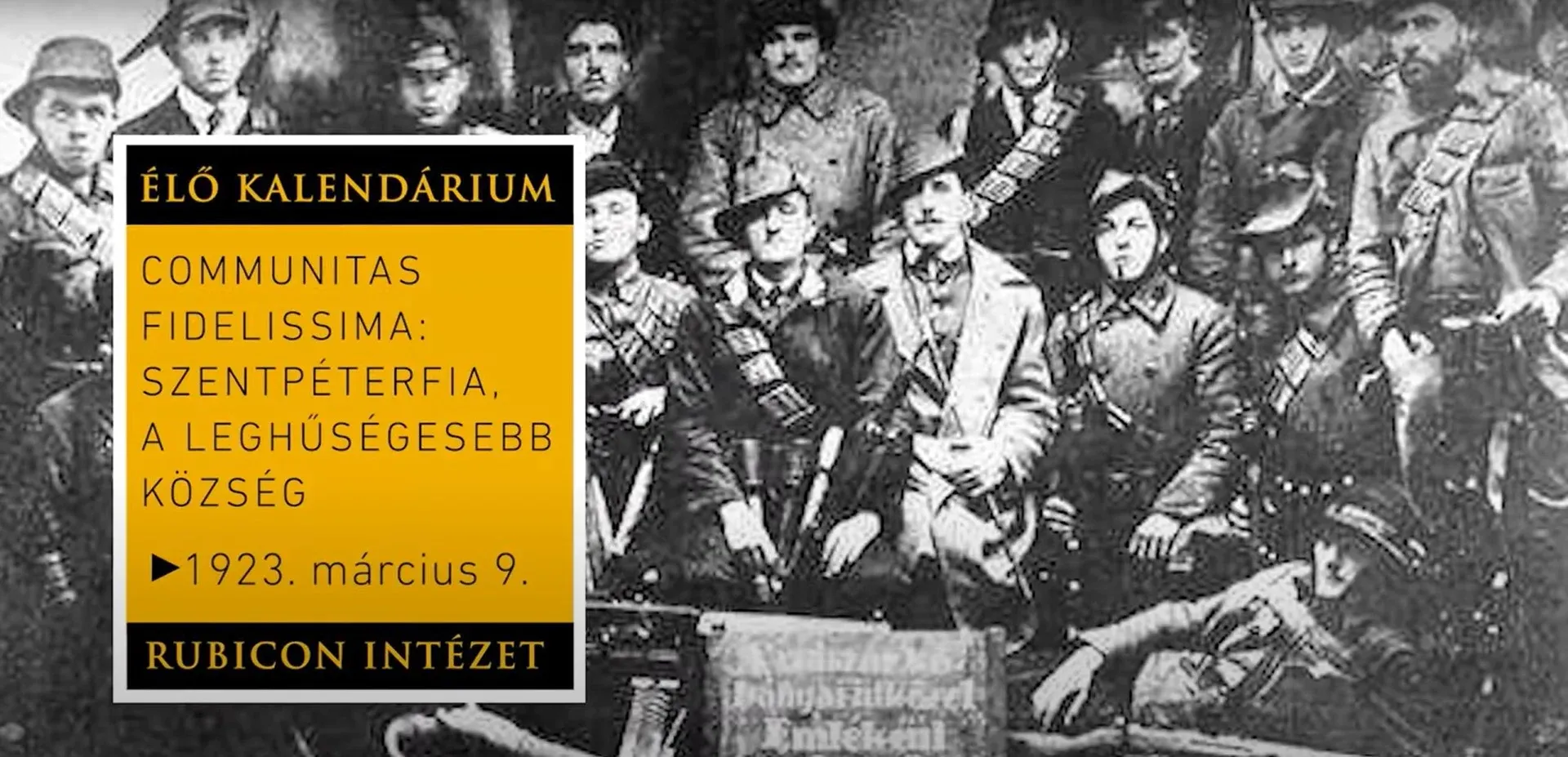 Communitas Fidelissima: Szentpéterfa, a Leghűségesebb Község (1923. március 9.) - kiemelt kép