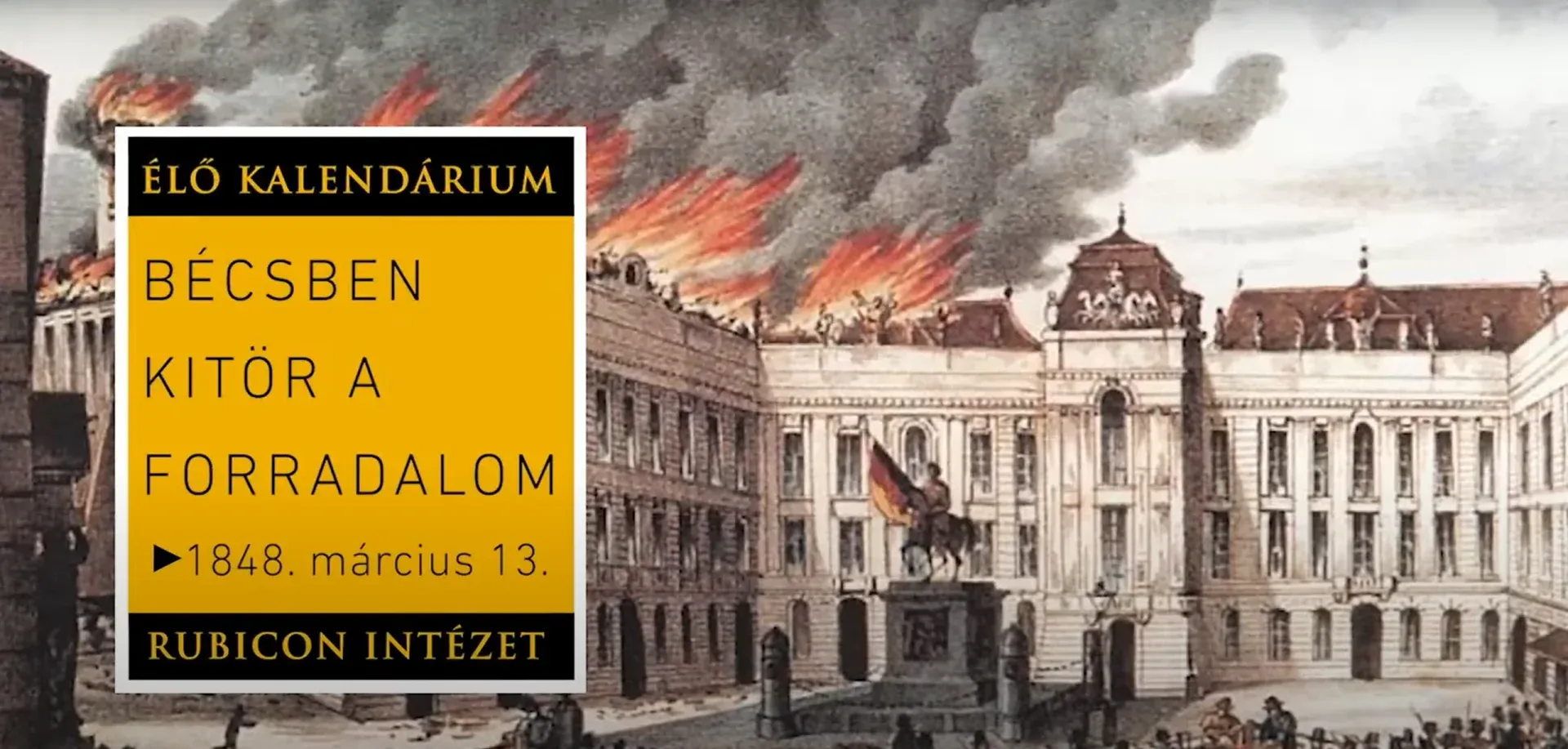 Bécsben kitör a forradalom (1848. március 13.) - kiemelt kép