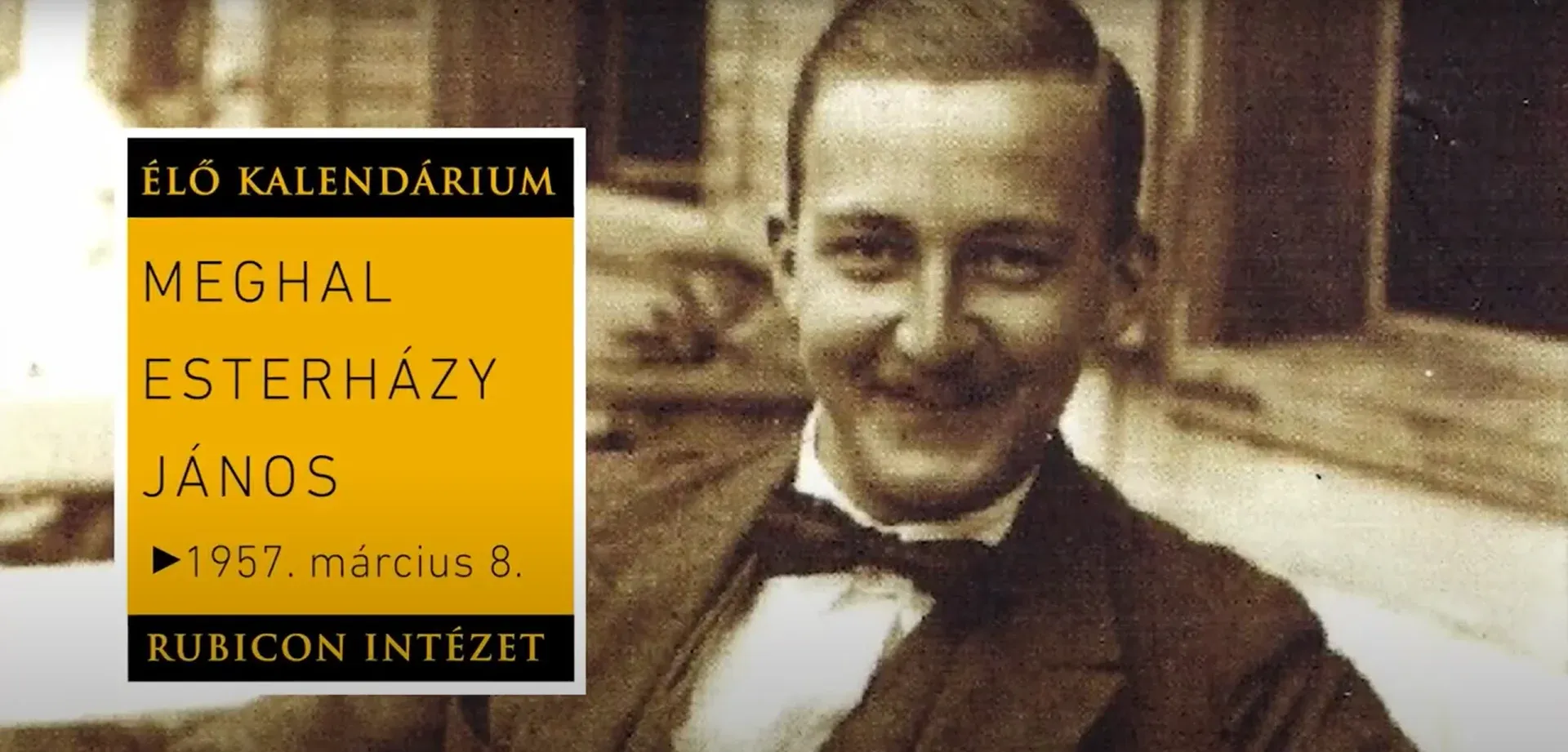 A mirovi börtönben meghal Esterházy János (1957. március 8.) - kiemelt kép