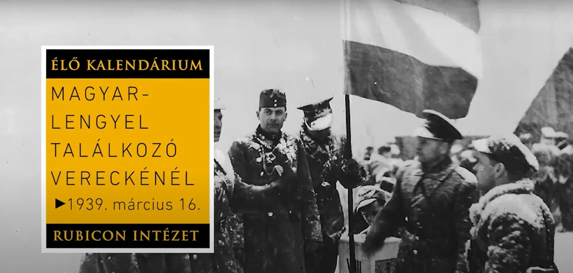 Magyar-lengyel találkozó Vereckénél (1939. március 16.) - kiemelt kép