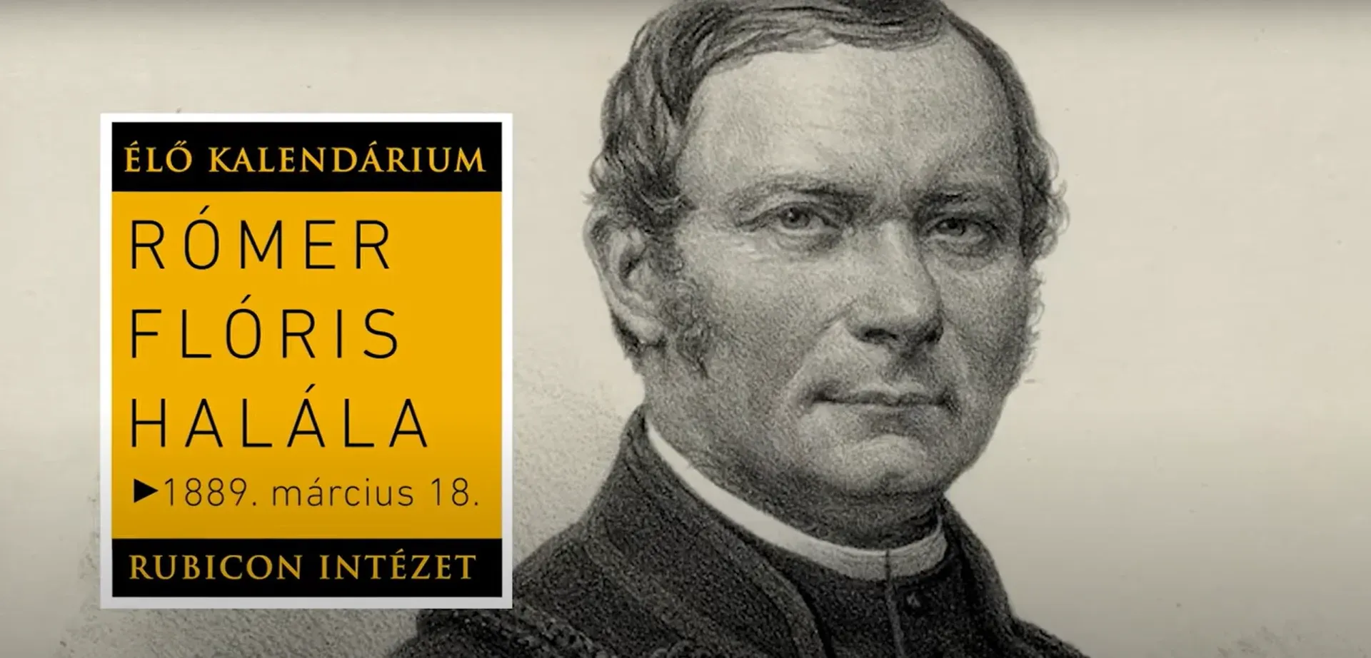 Rómer Flóris halála (1889. március 18.) - kiemelt kép