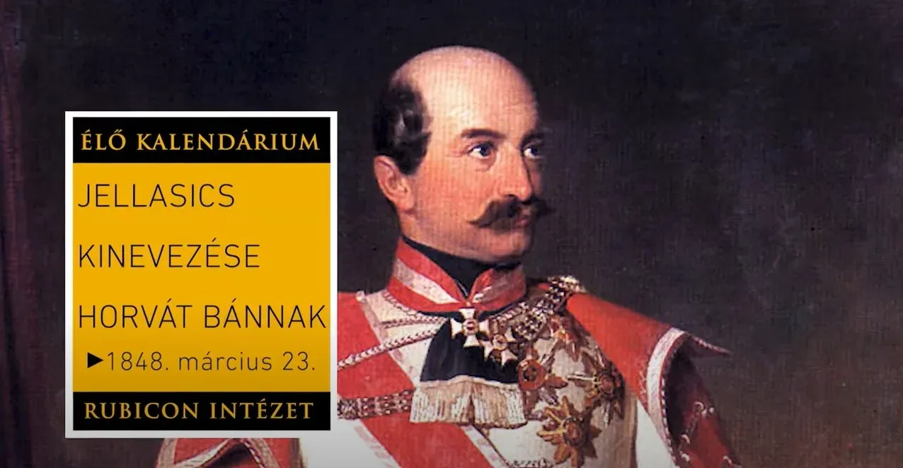 V. Ferdinánd Jellasicsot nevezi ki horvát bánnak (1848. március 23.) - kiemelt kép