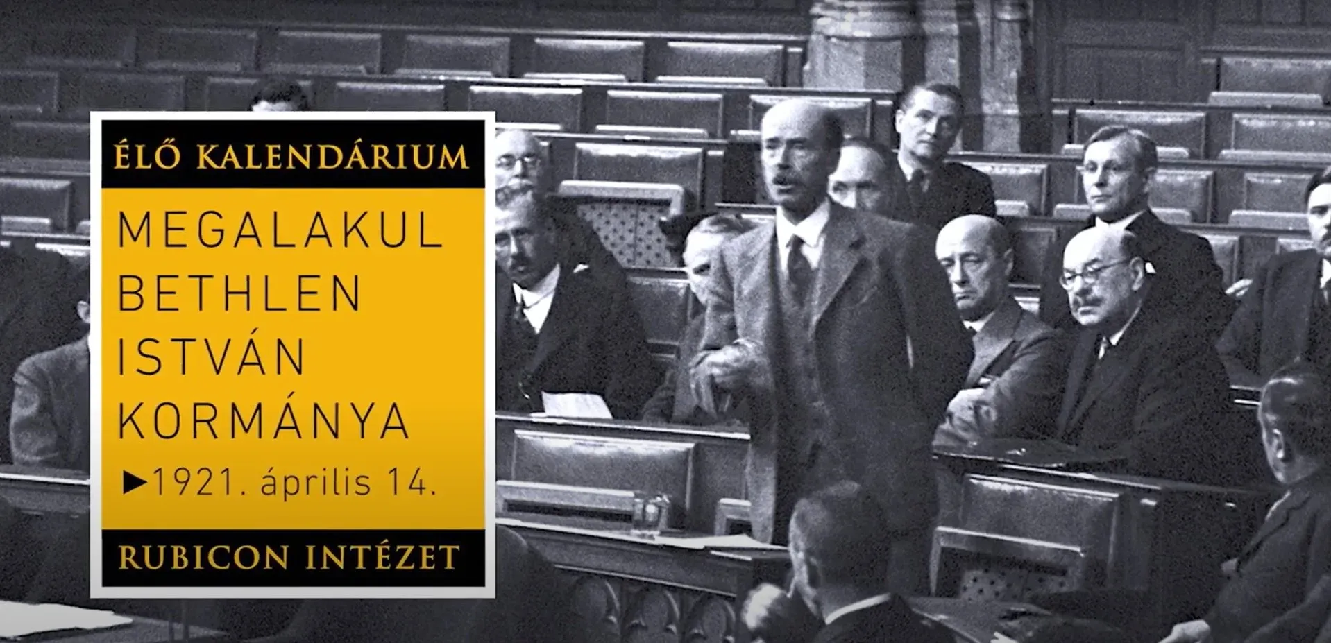 Megalakul Bethlen István kormánya (1921. április 14.) - kiemelt kép