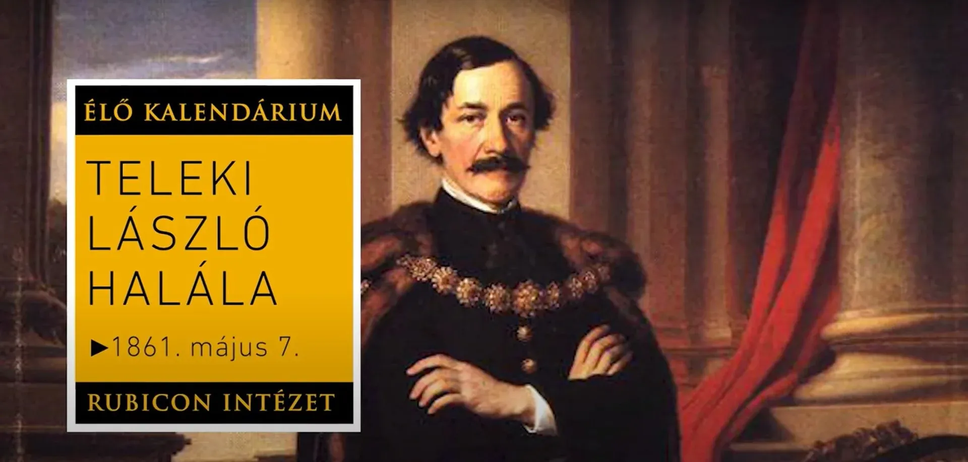 Teleki László öngyilkossága – 1861. május 7. - kiemelt kép