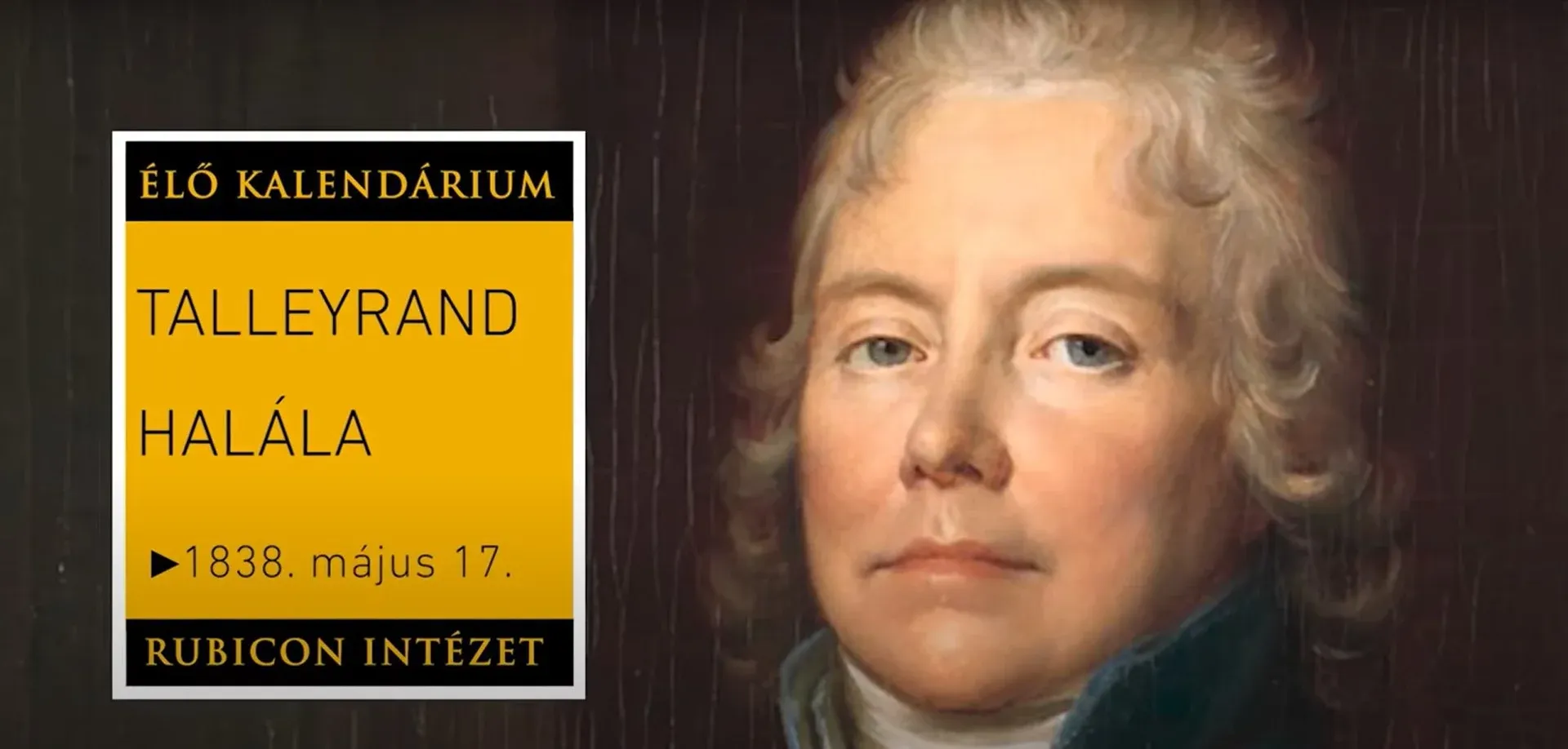 Talleyrand halála – 1838. május 17. - kiemelt kép
