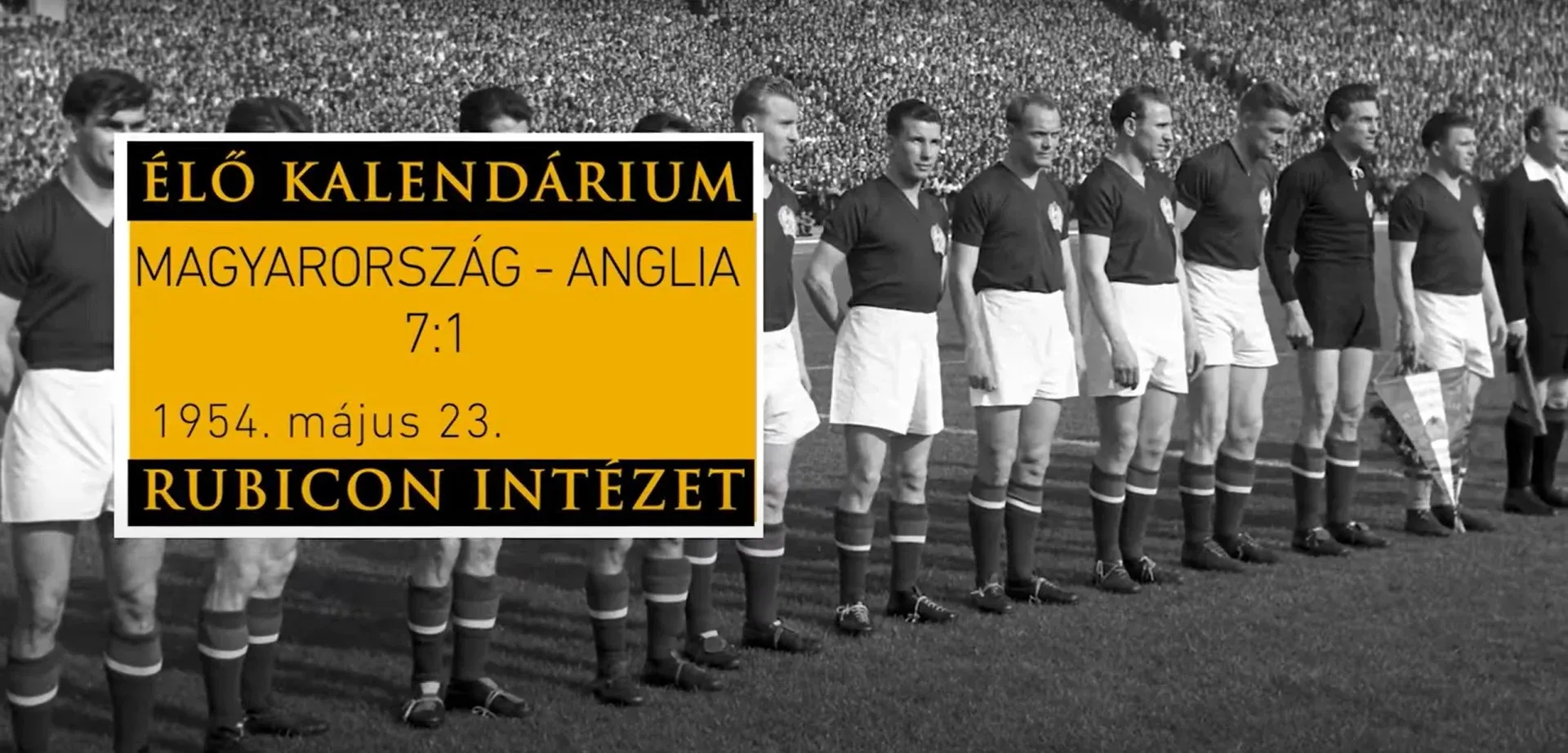 Magyarország-Anglia 7:1 – 1954. május 23. - kiemelt kép