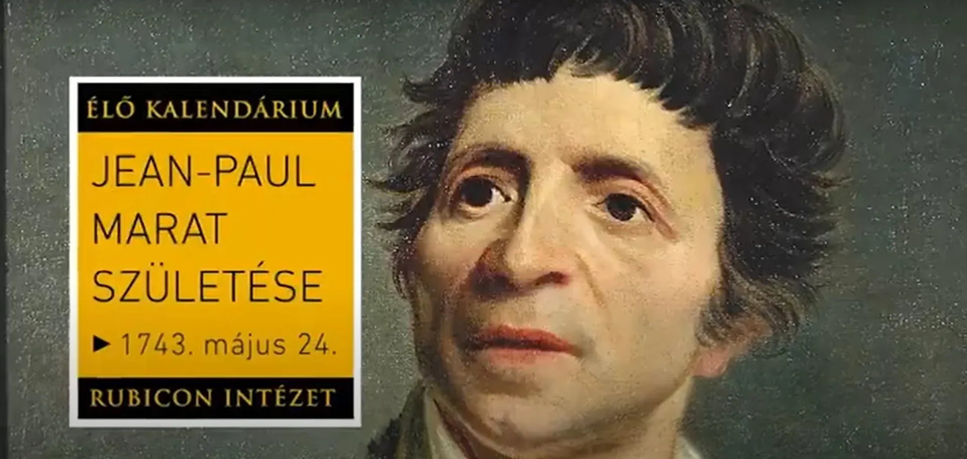 Jean-Paul Marat születése – 1743. május 24. - kiemelt kép