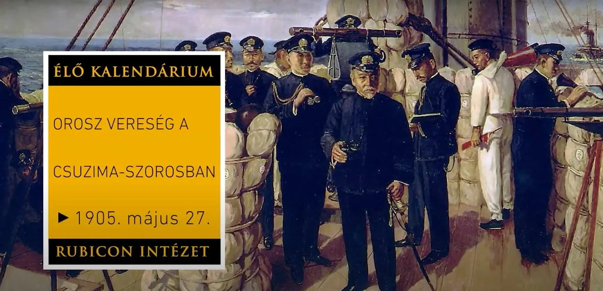Orosz tengeri vereség a Cusima-szorosban – 1905. május 27. - kiemelt kép
