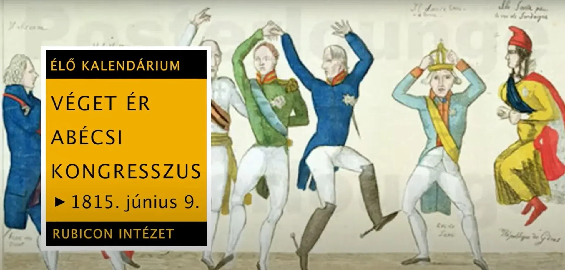 Véget ér a bécsi kongresszus – 1815. június 9. - kiemelt kép