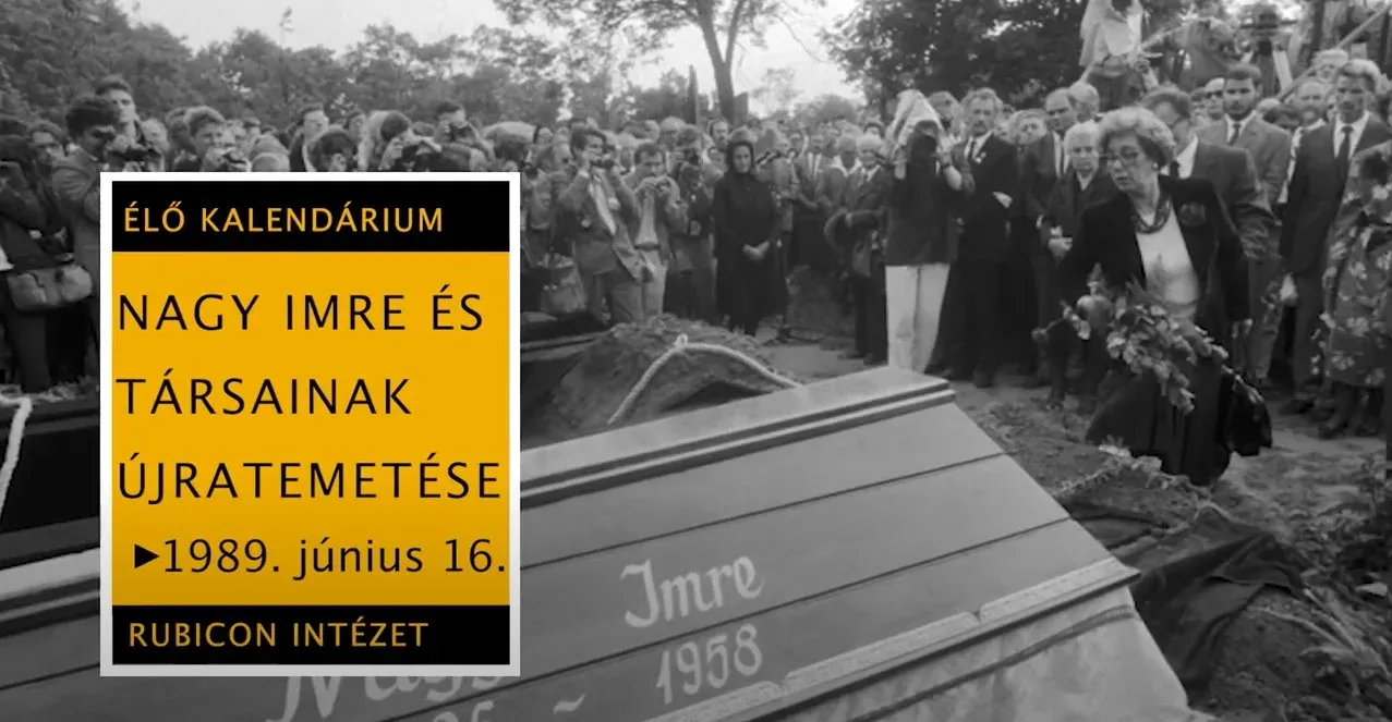 Nagy Imre és társainak újratemetése – 1989. június 16. - kiemelt kép