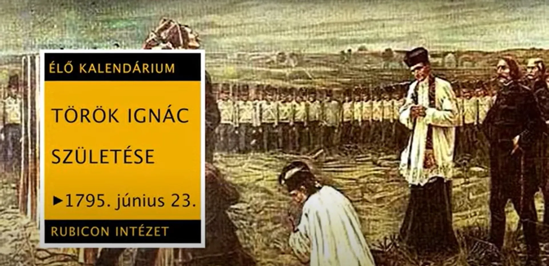 Török Ignác születése-1795. június 23. - kiemelt kép