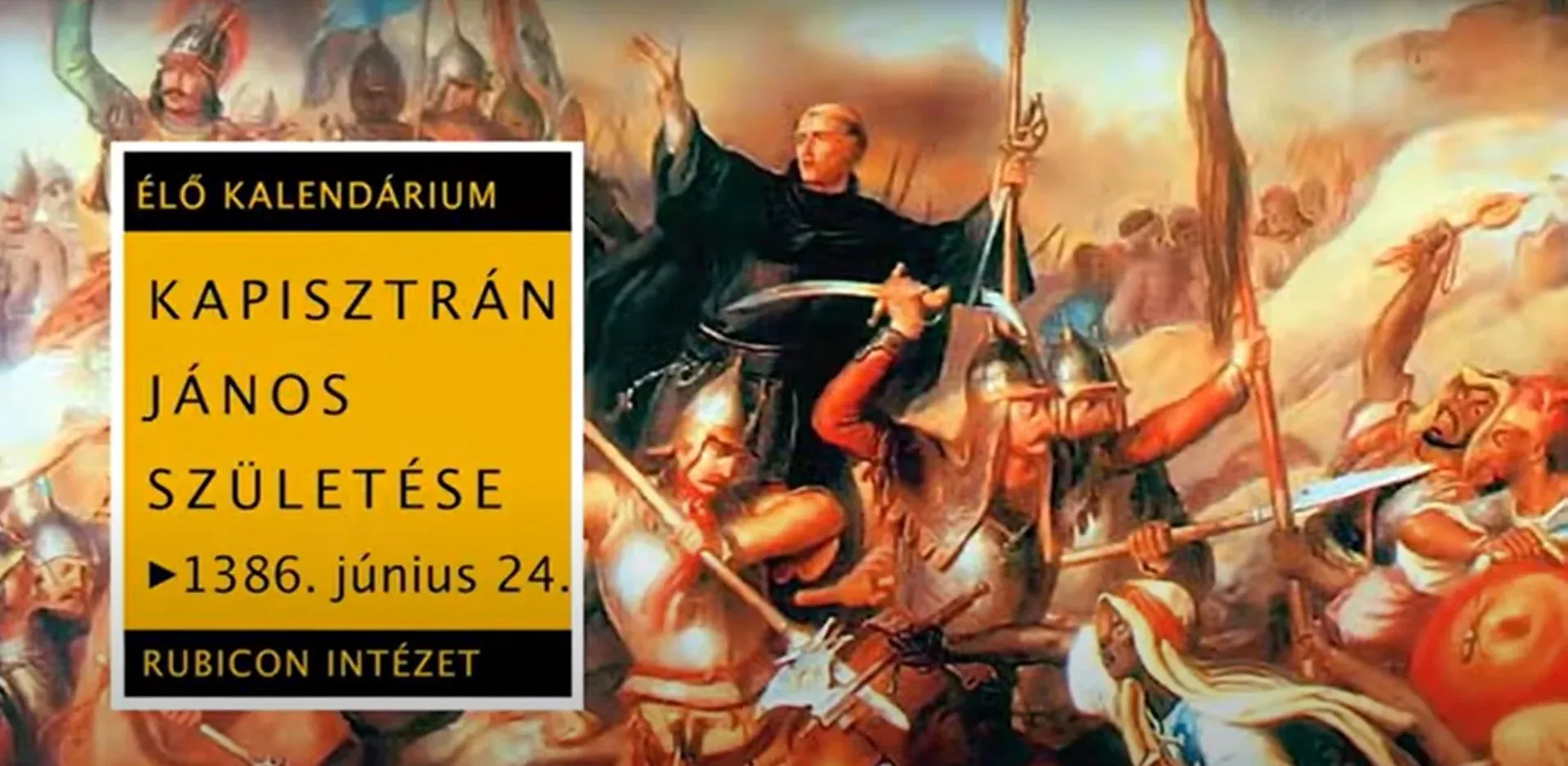 Kapisztrán János születése-1386. június 24. - kiemelt kép