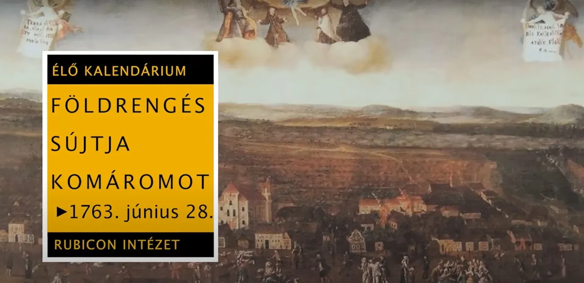 Földrengés sújtja Komáromot – 1763. június 28. - kiemelt kép