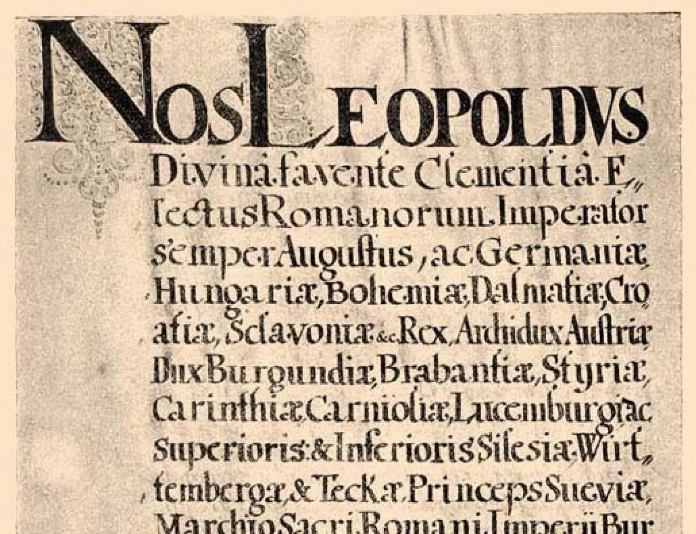 A Diploma Leopoldinum kiadása - kiemelt kép