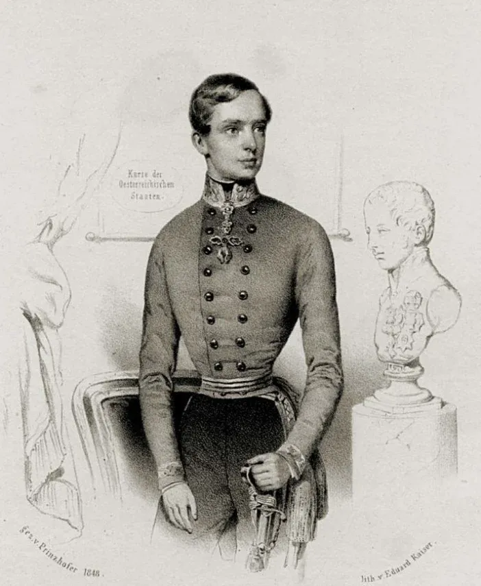 A young Emperor Franz Joseph I