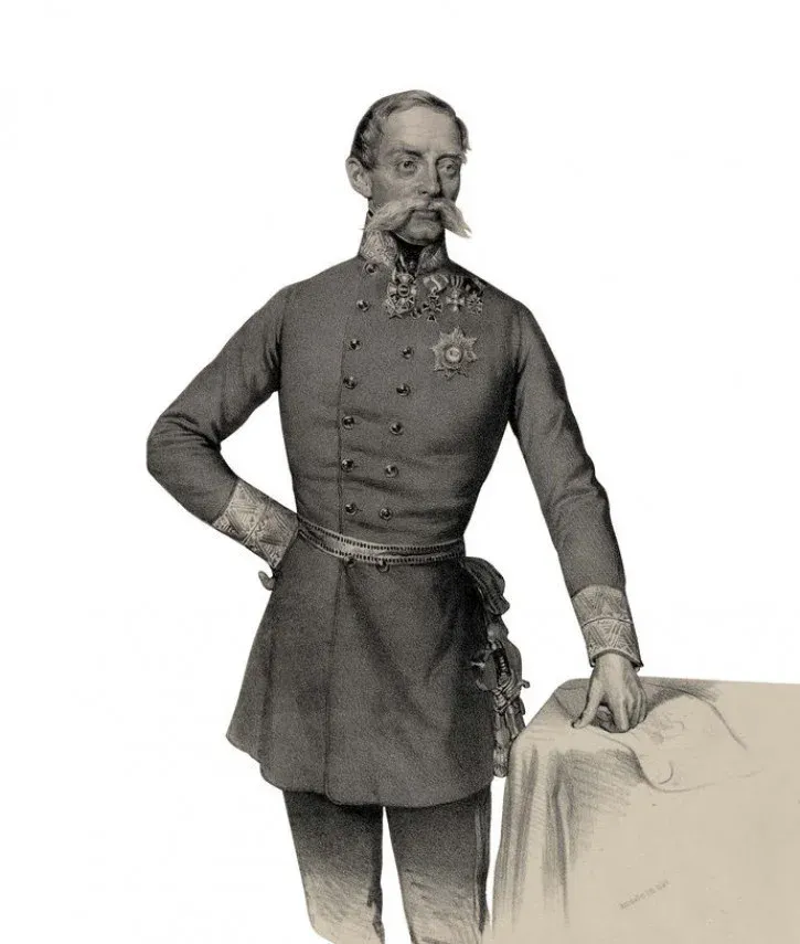 Julius Haynau. Lithograph by Joseph Kriehuber