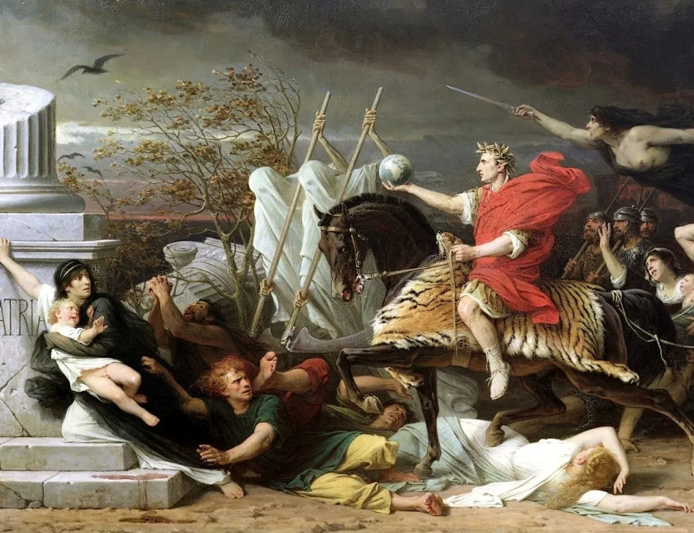 Caesar átlépi a Rubicont - kiemelt kép