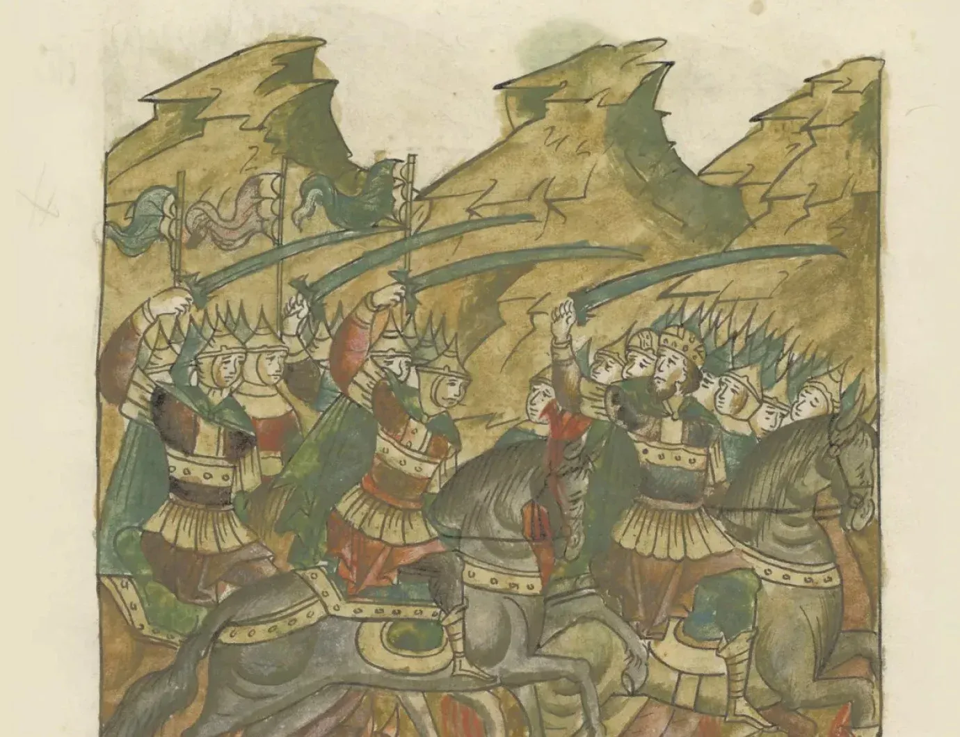Mongol győzelem a Kalka folyó menti csatában - kiemelt kép