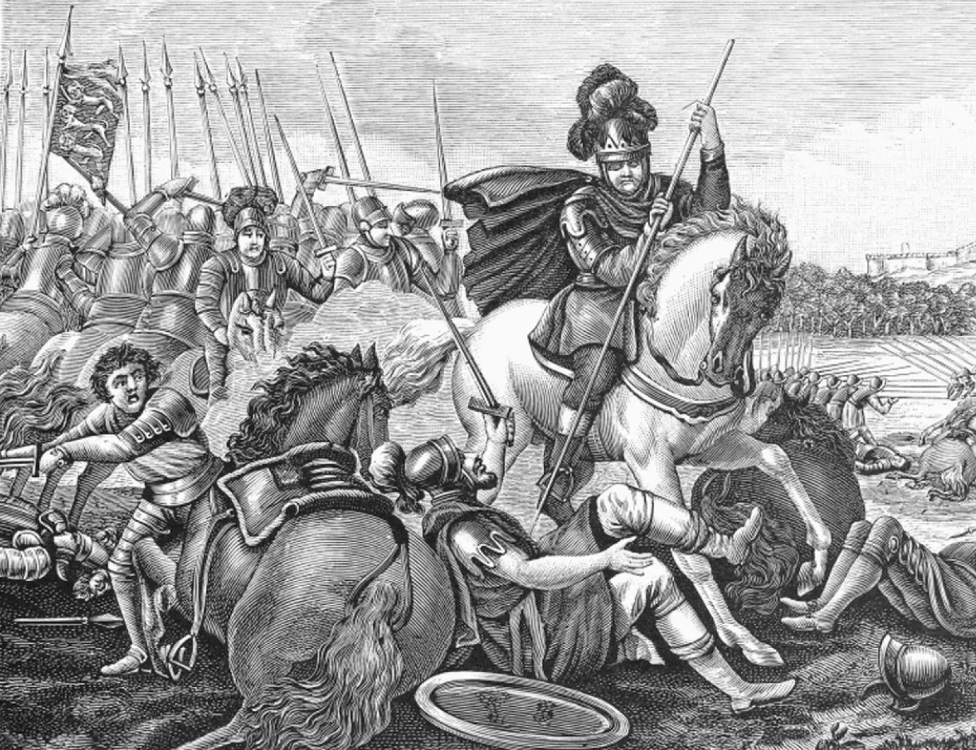 Angol győzelem az Agincourt-i csatában - kiemelt kép