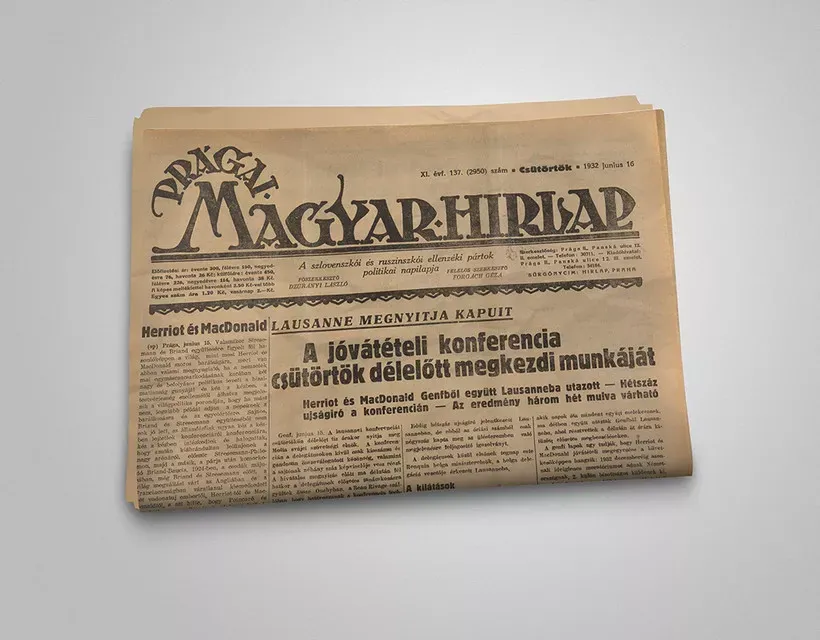 A Prágai Magyar Hírlap története - kiemelt kép
